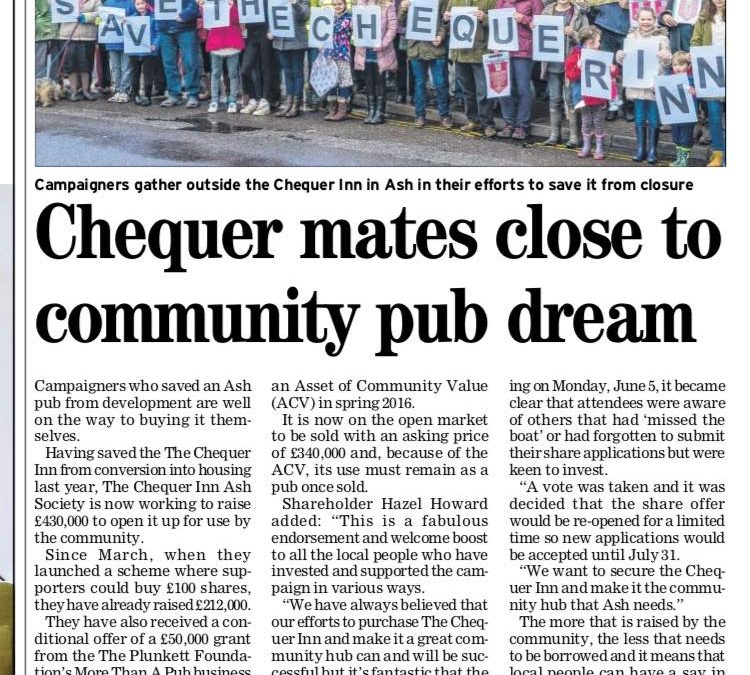 We are in the Kent Online paper