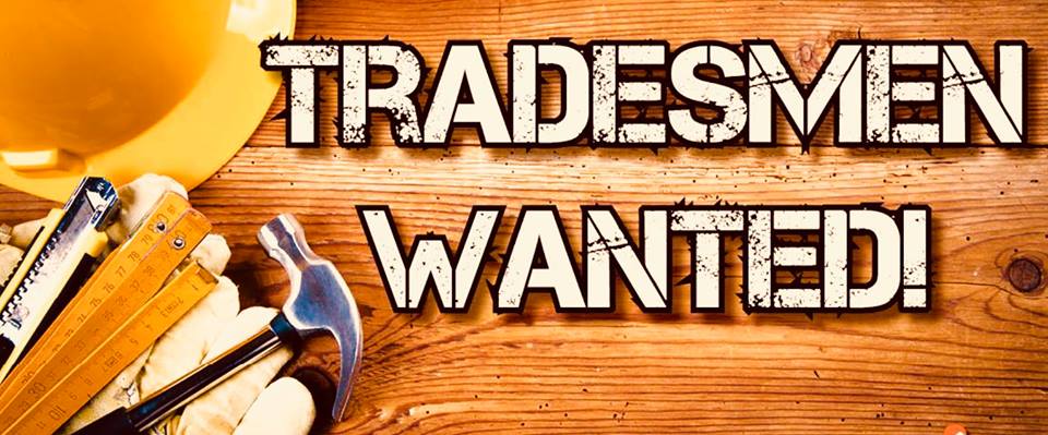A call to our local tradesmen!
