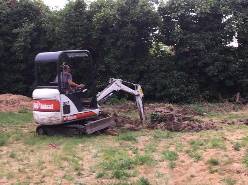 More work in the garden in preparation of our “pop-up” Pub event